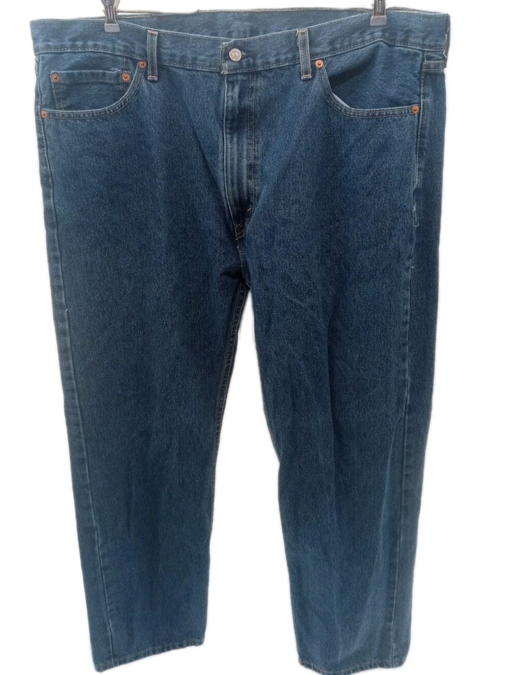 Levis 505 Jeans Mens 42x30 Blue Denim Straight Outdoor Work Casual Cowboy Pants